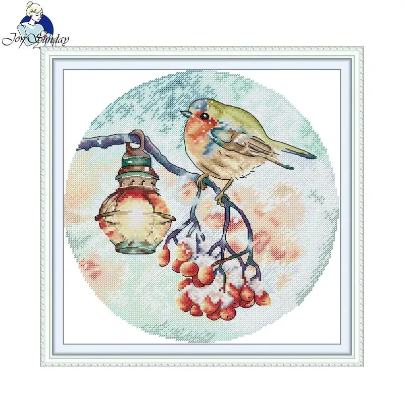 Textile Sewing Patterns - Joy Sunday Cross Stitch Kit Red-bellied