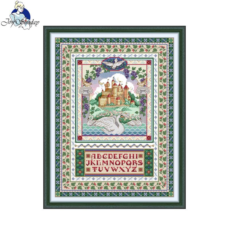 Textile Sewing Patterns - Joy Sunday Cross Stitch Kits Swan