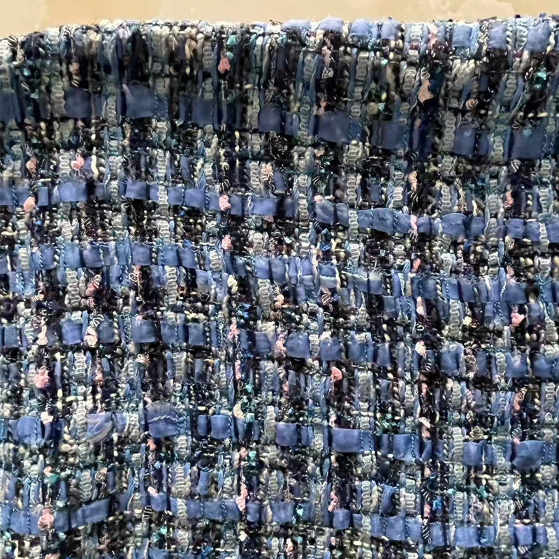 Blue Yarn-dyed Heavy Industry  - Sewing Tweed 评论和价格
