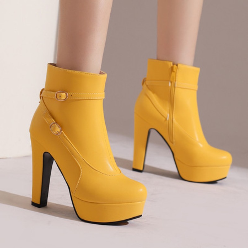 Fashion Platform Boots Women S - Sewing Fleece 评论和价格