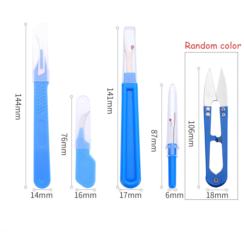 5Pcs Blue Sewing Ripper Kit wi - Sewing Kit 评论和价格