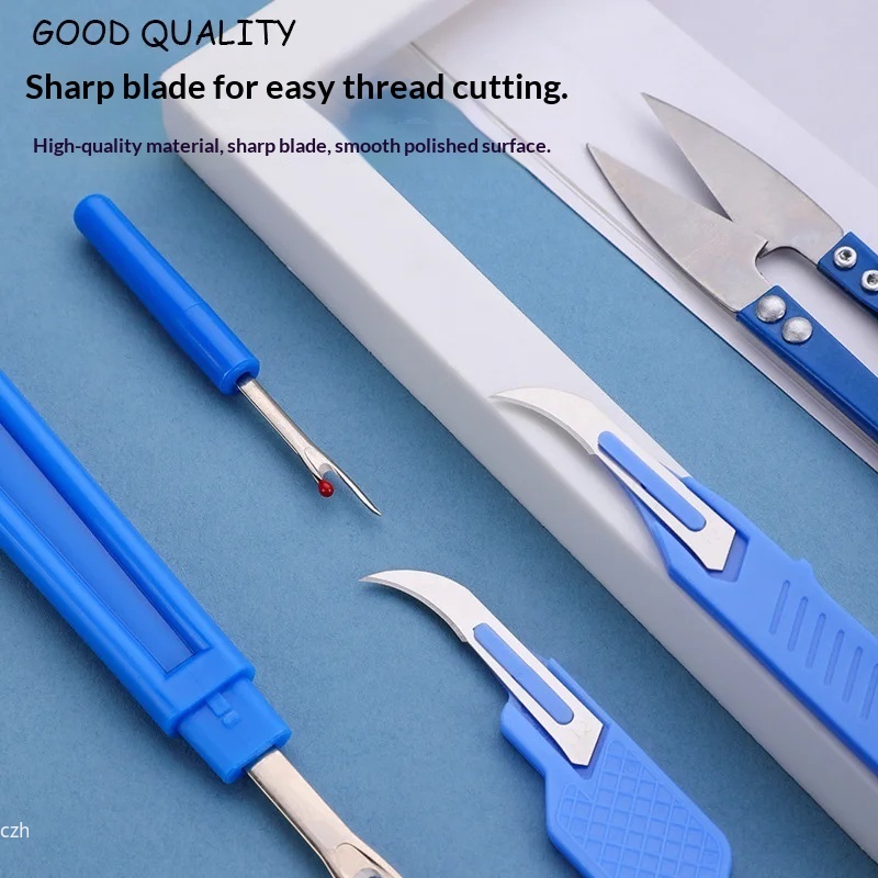 5Pcs Blue Sewing Ripper Kit wi - Sewing Kit 评论和价格