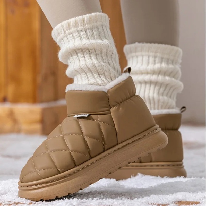 Winter Fleece Lined Slippers A - Sewing Fleece 评论和价格
