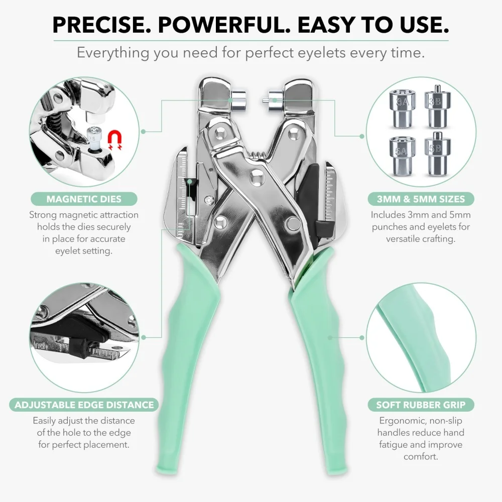 Grommet Tool Kit Handheld Hole - Sewing Kit 评论和价格