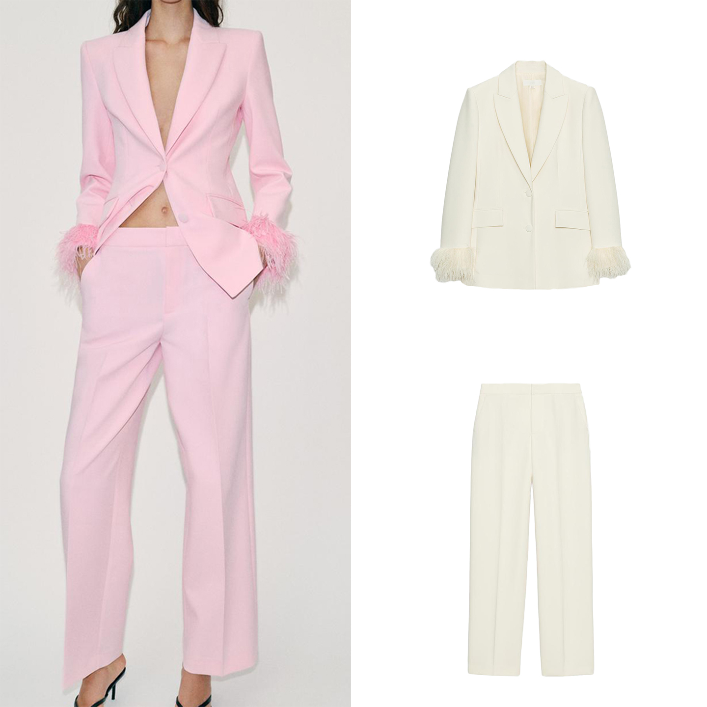 Women's Fashion Suit Set 2026  - Shoulder Pad Set In 评论和价格