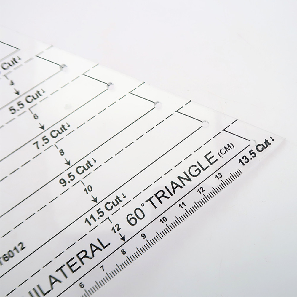 Quilting Patchwork Ruler Trans - Sewing Garments 评论和价格