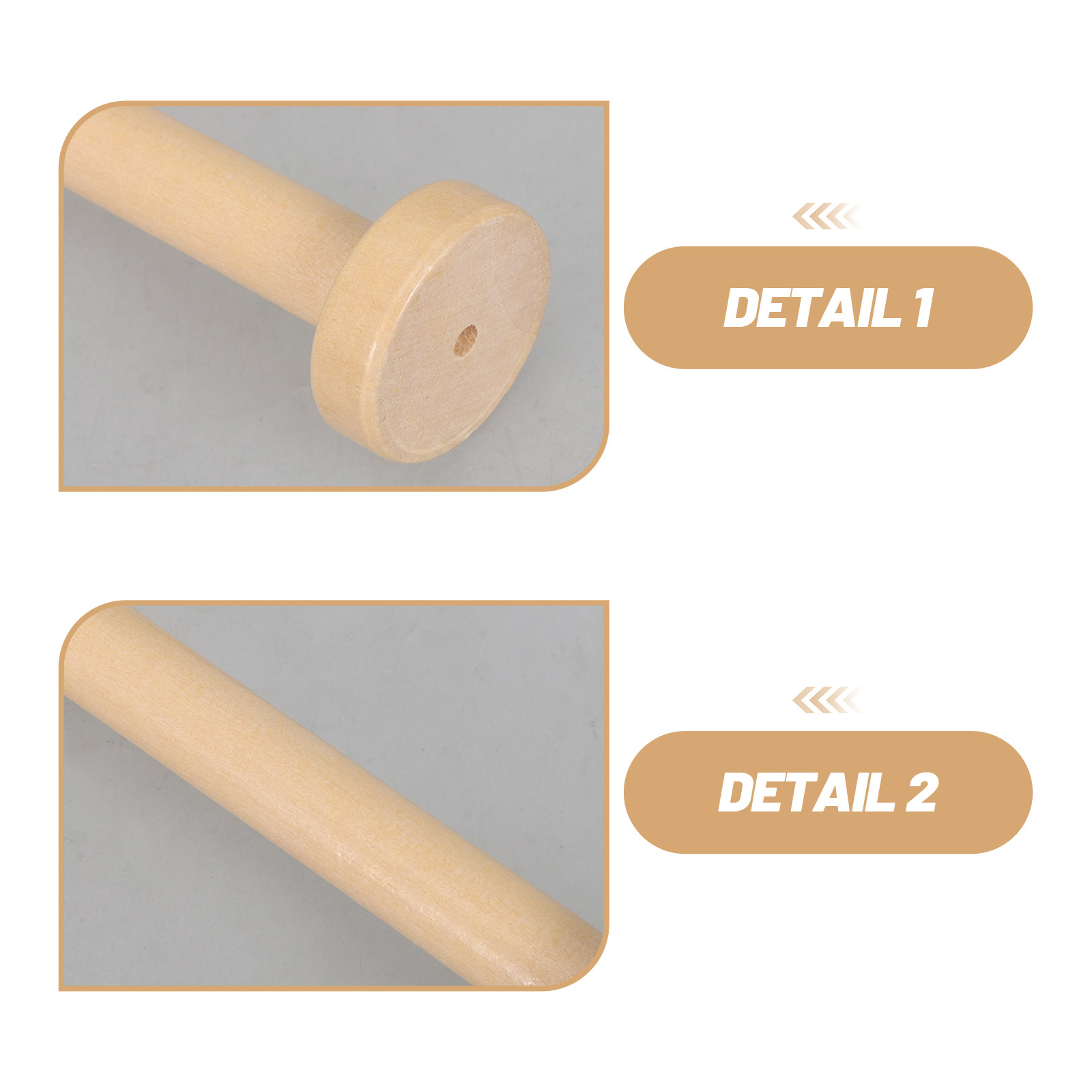 5Pcs Wooden Spools Natural Vin - Textile For Sewing 评论和价格