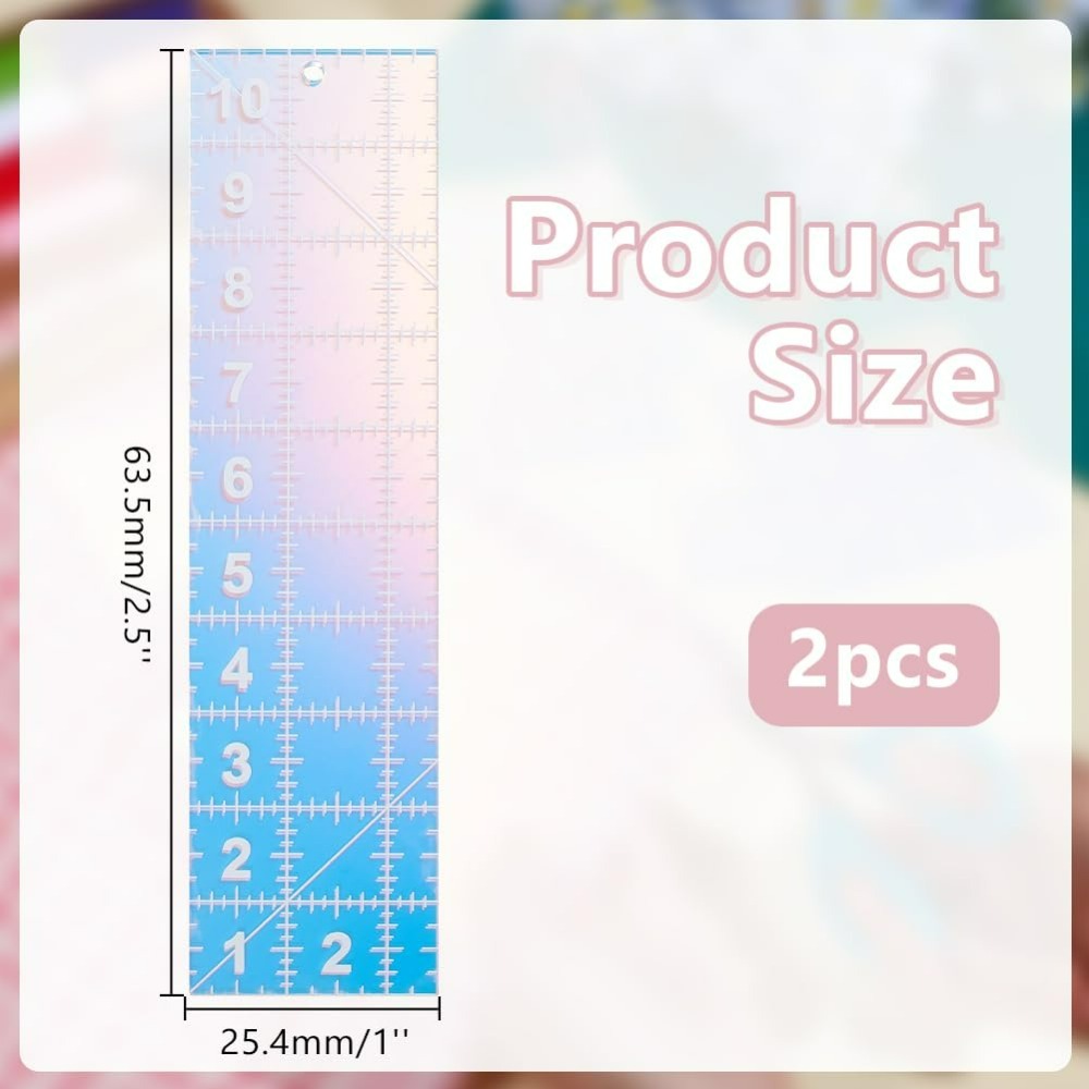 2pcs Quilting Acrylic Template - Textile Sewing Patterns 评论和价格