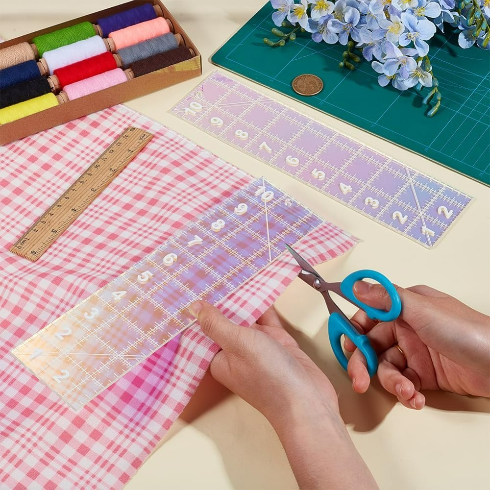 2pcs Quilting Acrylic Template - Textile Sewing Patterns 评论和价格