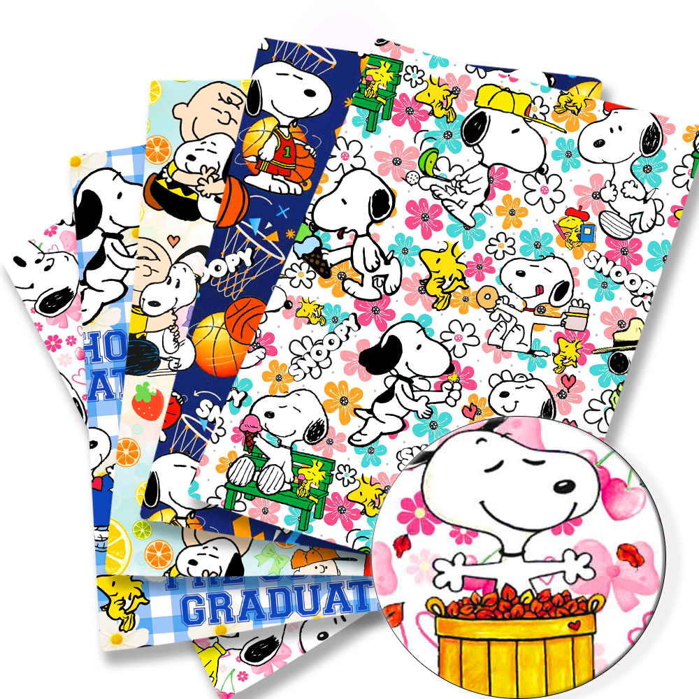 TAKARA TOMY Snoopy fabric140x5 - Textile For Sewing 评论和价格