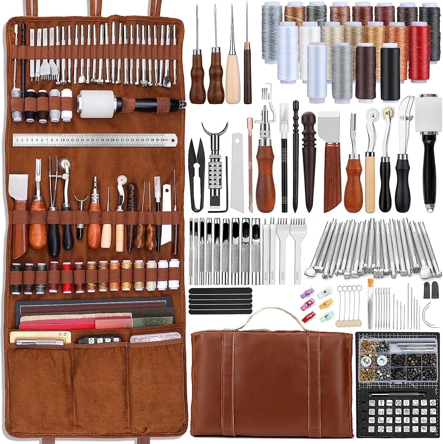 Leather Tooling Kit Leather Cr - Sewing Kit 评论和价格