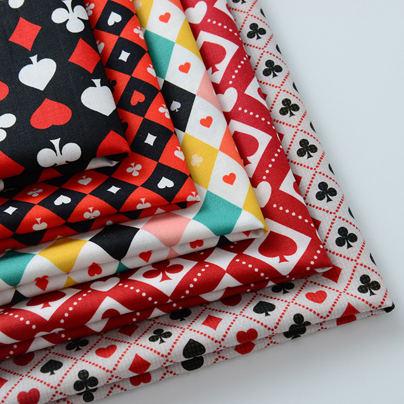 Ins Poker Element Cotton Digit - Textile For Sewing 评论和价格