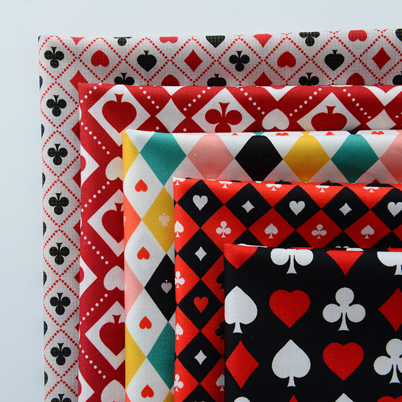 Ins Poker Element Cotton Digit - Textile For Sewing 评论和价格