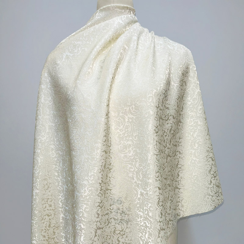 Pre-cut Beige Damask Jacquard  - Textile Sewing Patterns 评论和价格