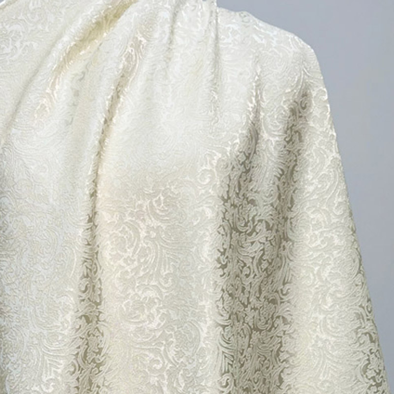 Pre-cut Beige Damask Jacquard  - Textile Sewing Patterns 评论和价格