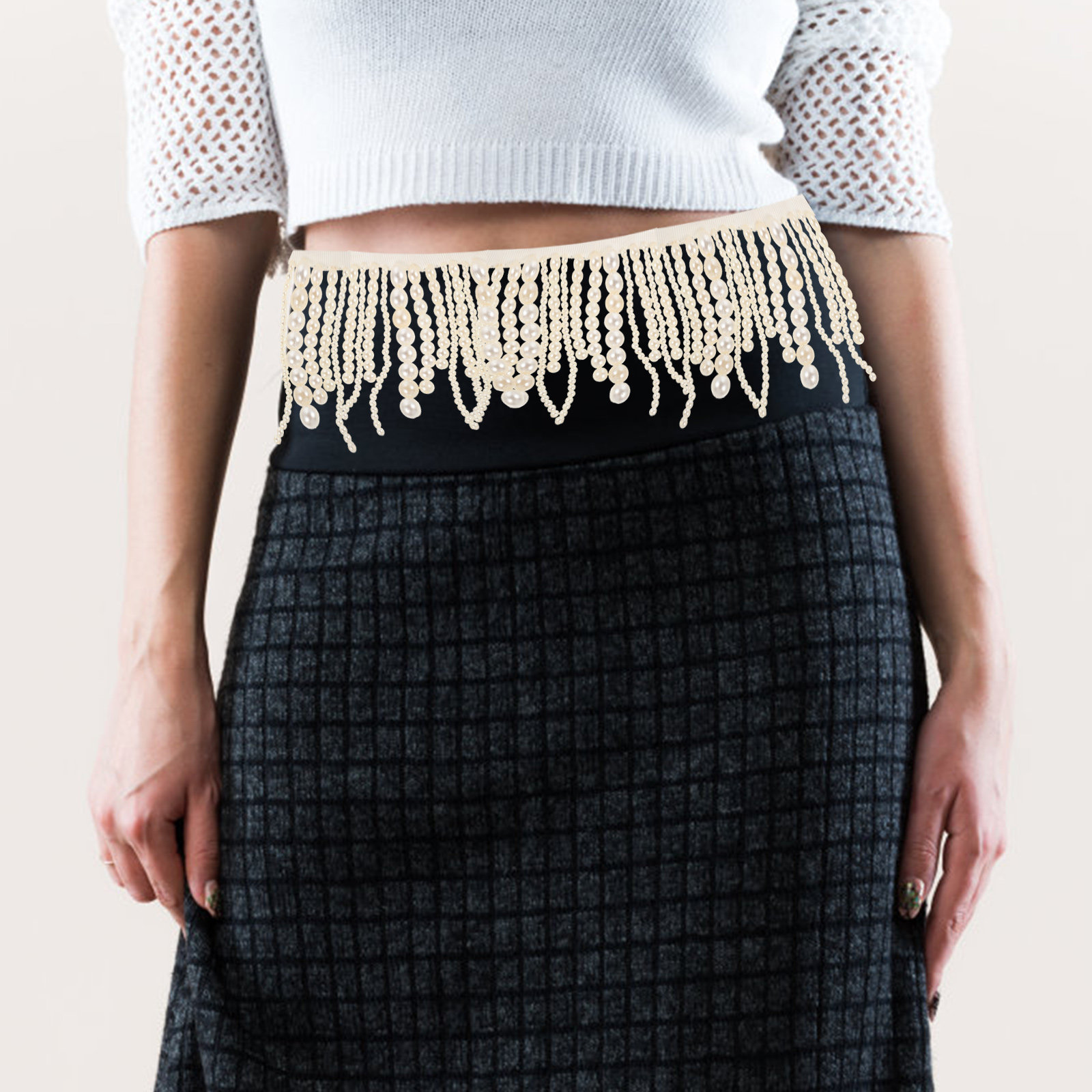 Clothing Pearl Trim Delicate P - Textile For Sewing 评论和价格