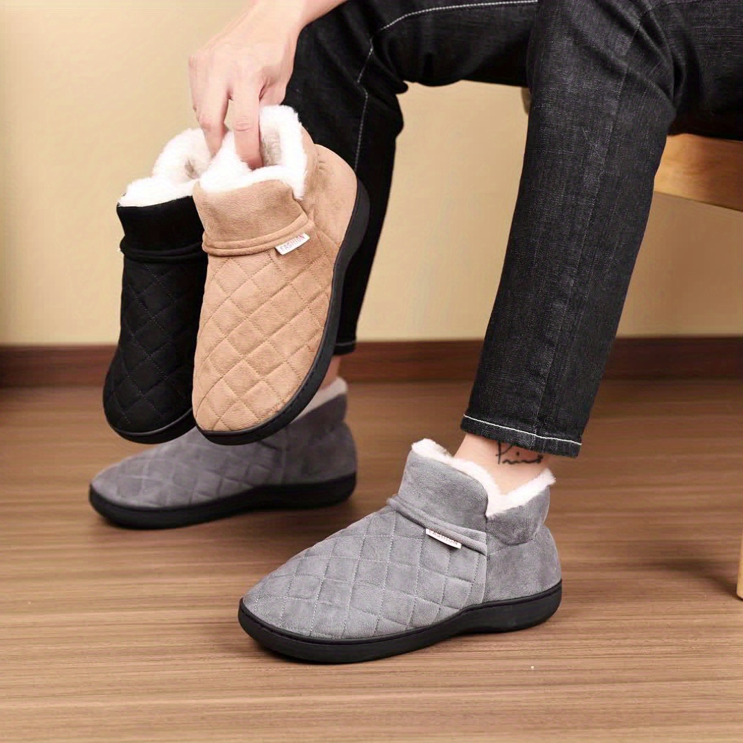 Unisex Winter Cotton Slippers  - Sewing Fleece 评论和价格