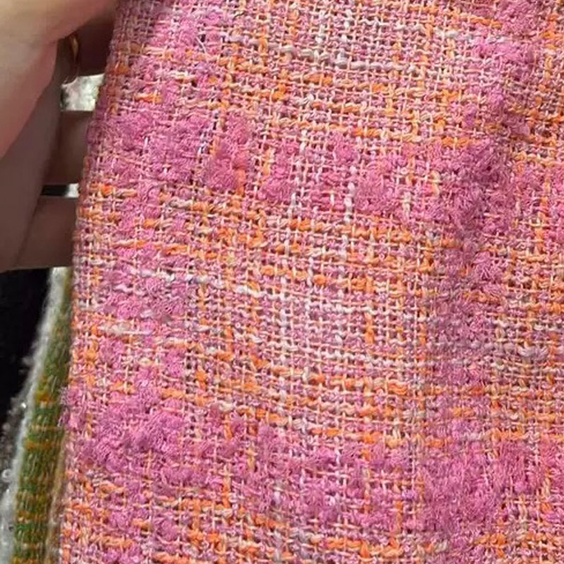 Pink and Orange Lattice With R - Sewing Tweed 评论和价格