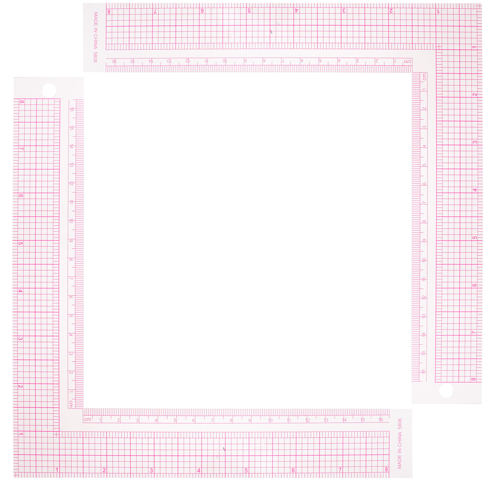 2Pcs Plastic Sewing Ruler Prof - Sewing Garments 评论和价格