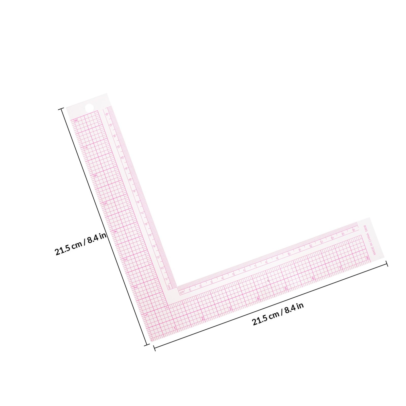 2Pcs Plastic Sewing Ruler Prof - Sewing Garments 评论和价格