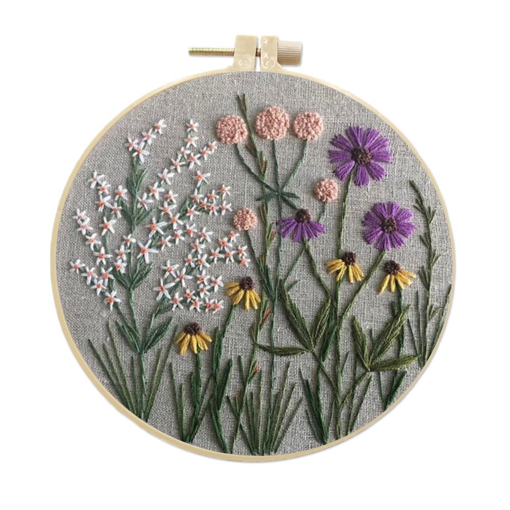 Flower Pattern DIY Embroidery  - Textile Sewing Patterns 评论和价格