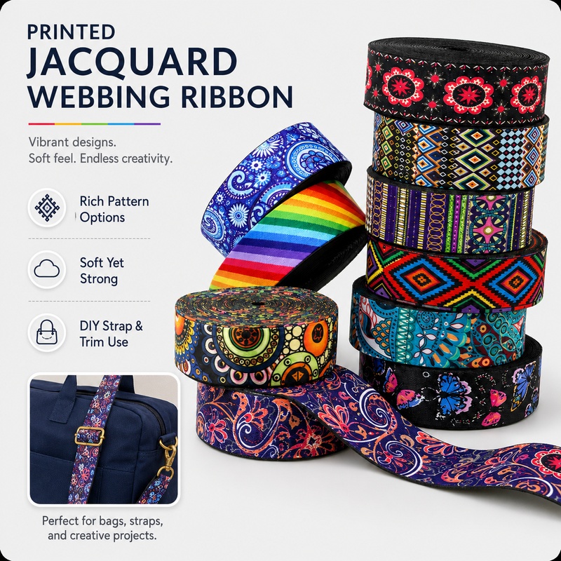 5Meters 50mm Printed Webbing R - Binding Tape Bias 评论和价格