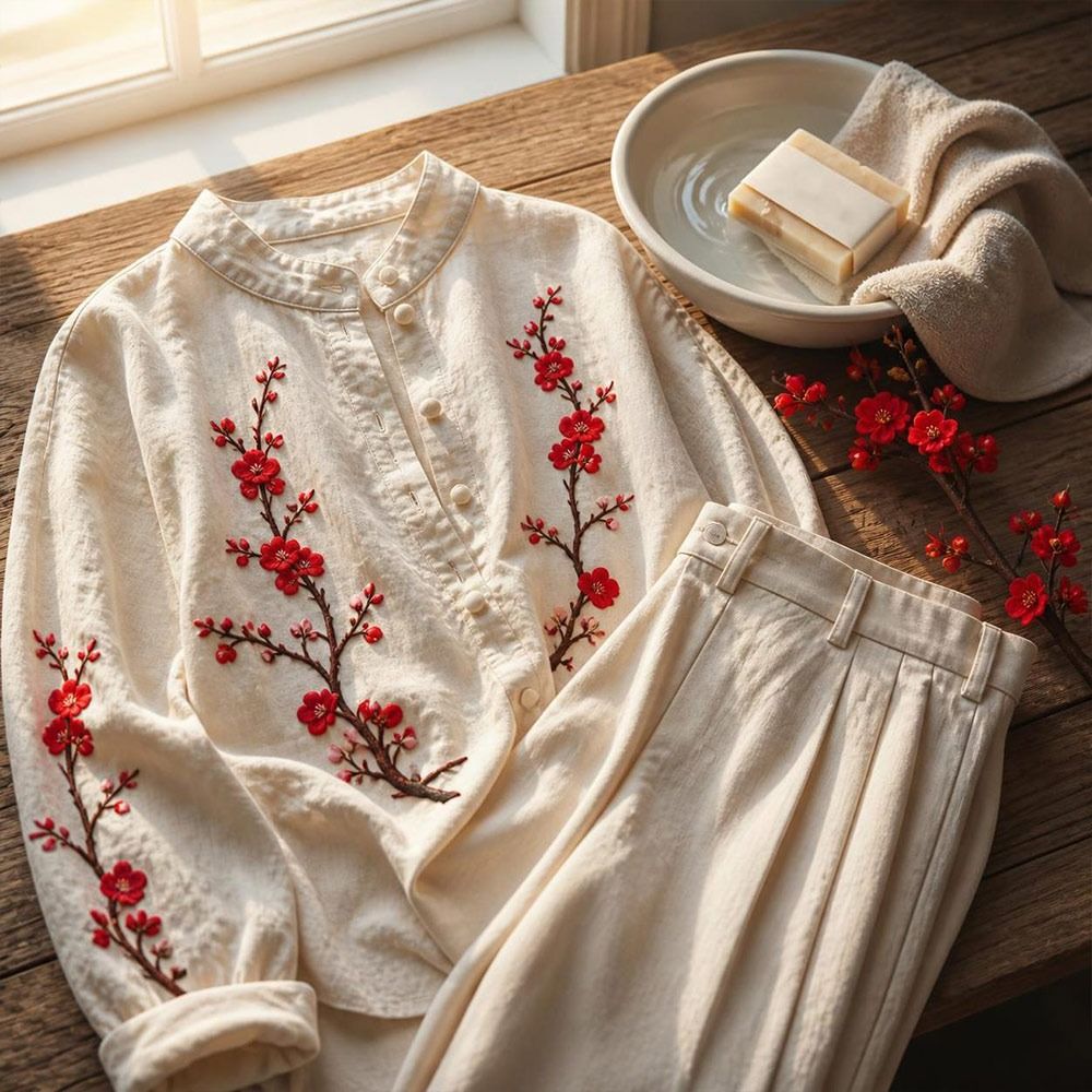 DIY Cherry Blossom Iron On Pat - Textile For Sewing 评论和价格