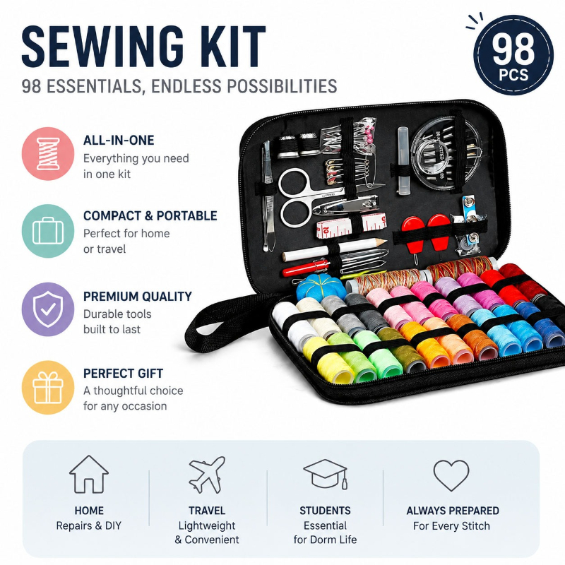 68/98PCS Sewing Accessories To - Sewing By 评论和价格