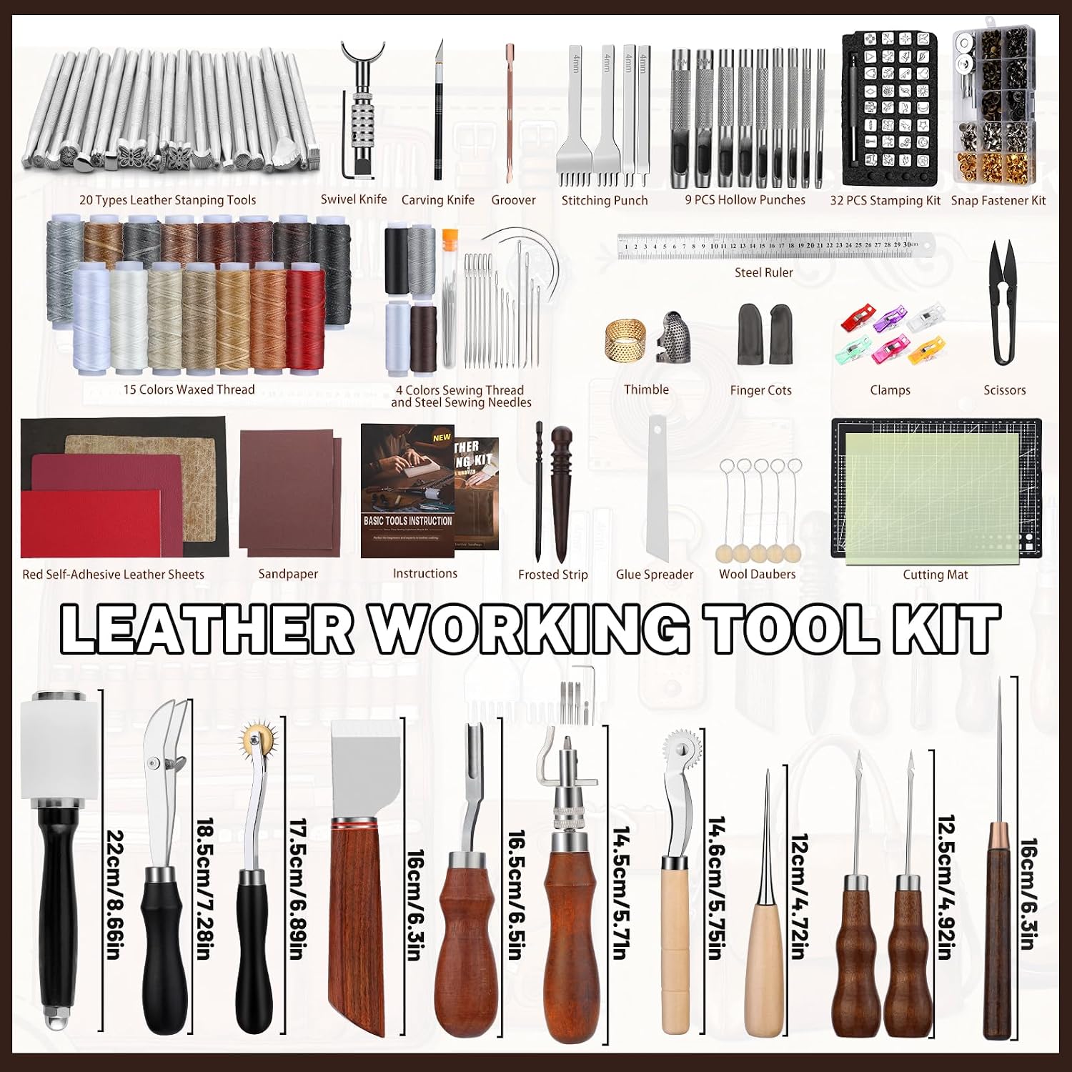 Leather Working Kit, Leather W - Sewing Kit 评论和价格