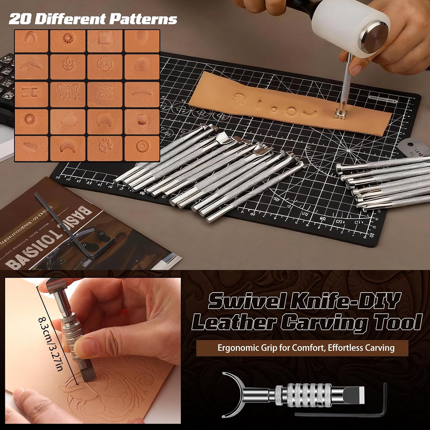 Leather Working Kit, Leather W - Sewing Kit 评论和价格