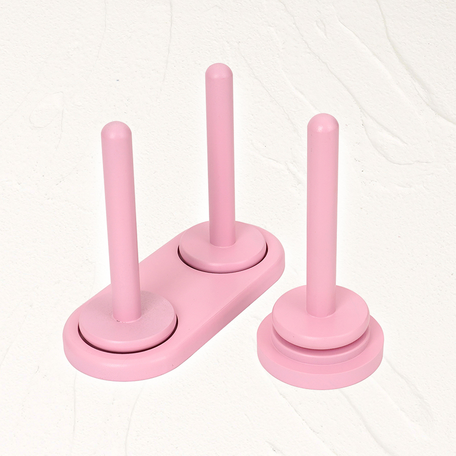 1pc Double-Axis Wooden Yarn Ho - Sewing Production 评论和价格