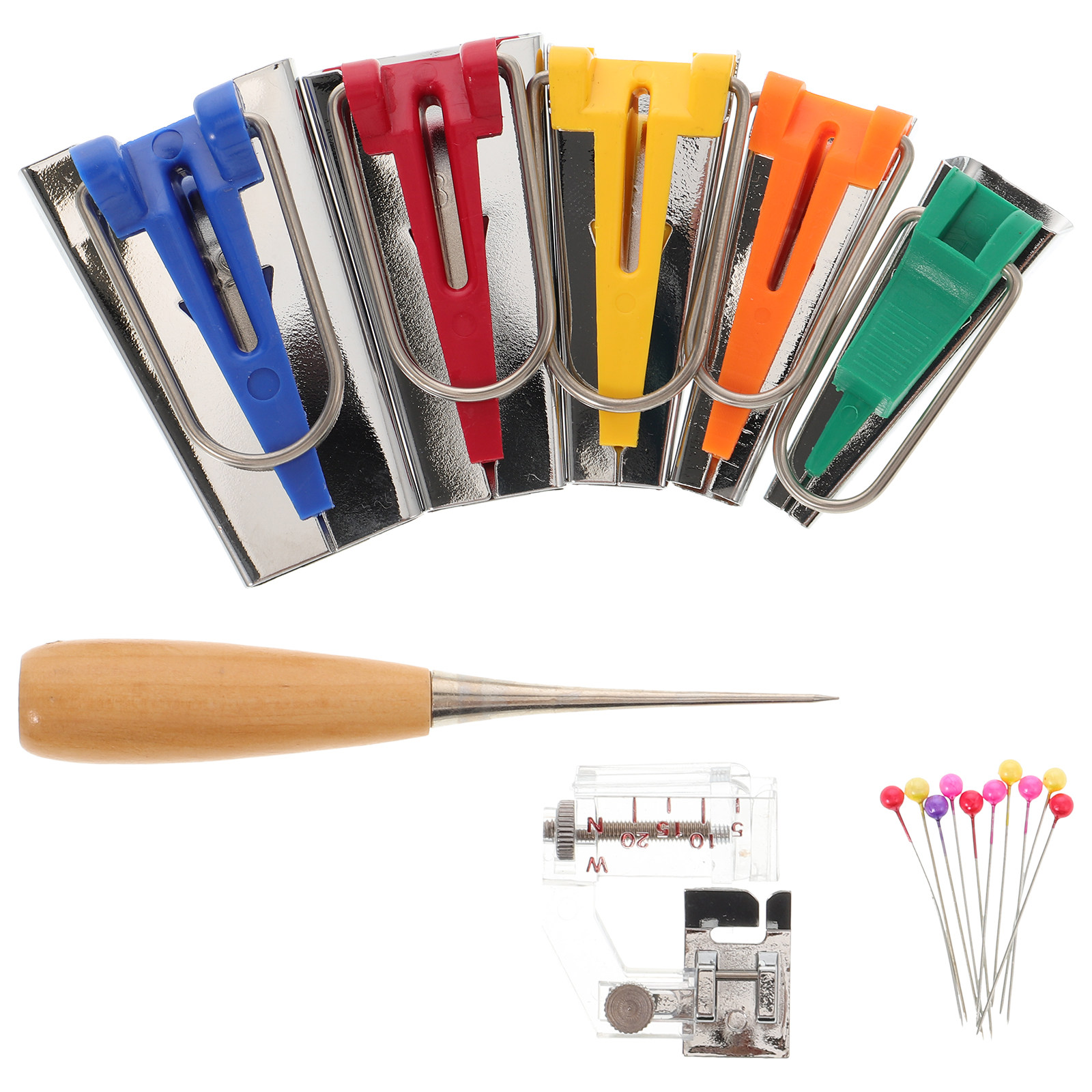 1Set Bias Tape Maker Set Profe - Binding Tape Bias 评论和价格