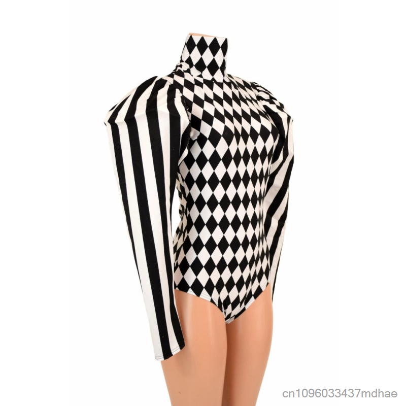 Circus Clown Cosplay Black Whi - Shoulder Pad Set In 评论和价格