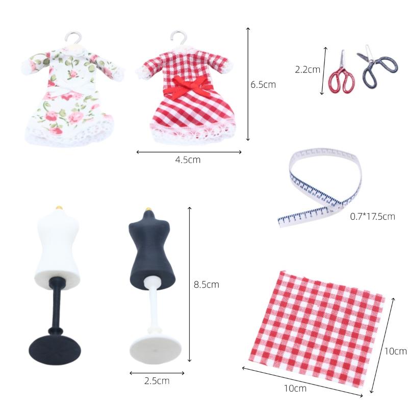 1 Set Mannequin Torso Clothing - Sewing Kit 评论和价格
