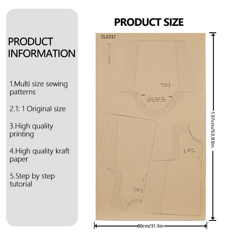 Sewing patterns for women's Li - Textile Sewing Patterns 评论和价格
