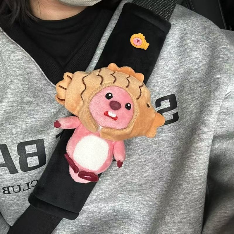 Car Seat Belt Decoration Plush - Shoulder Pad Set In 评论和价格