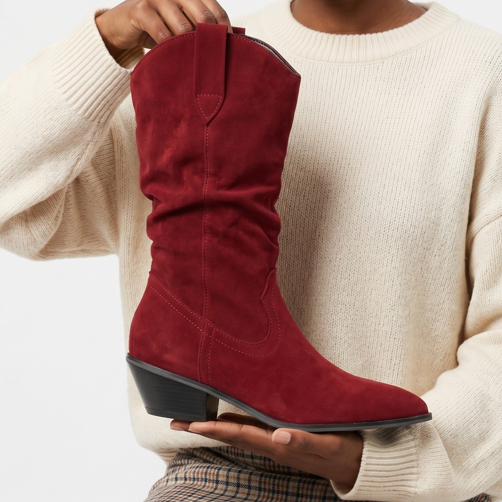 Fall Winter Velvet Short Boots - Sewing Fleece 评论和价格