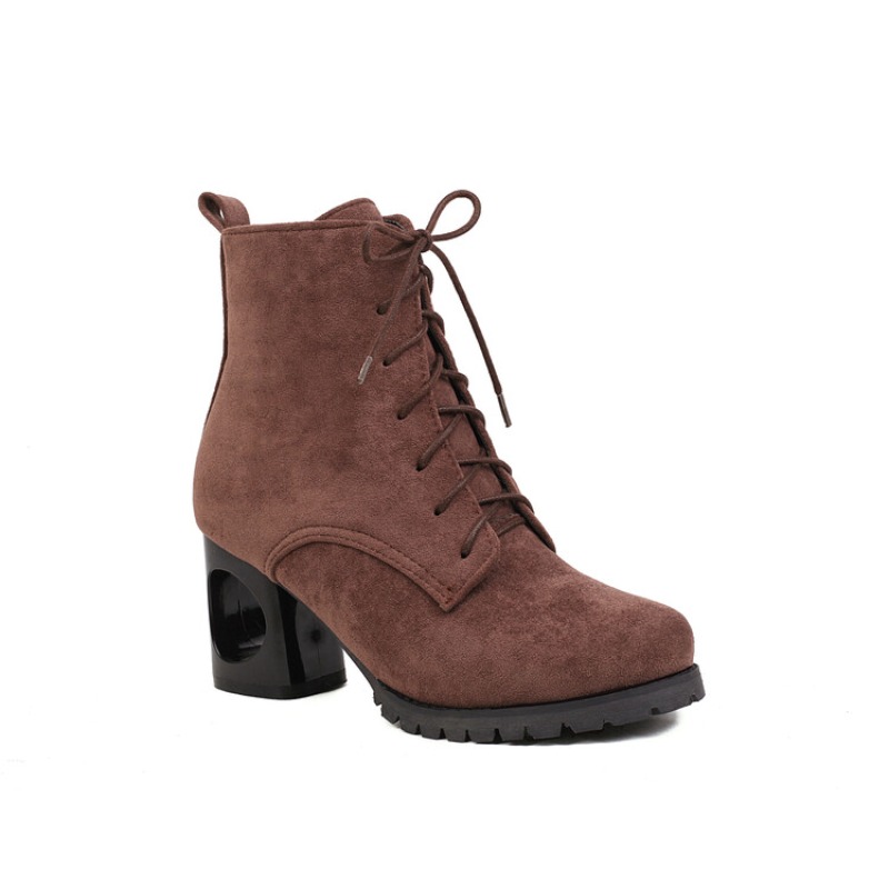 Autumn Winter Faux Suede Ankle - Sewing Fleece 评论和价格